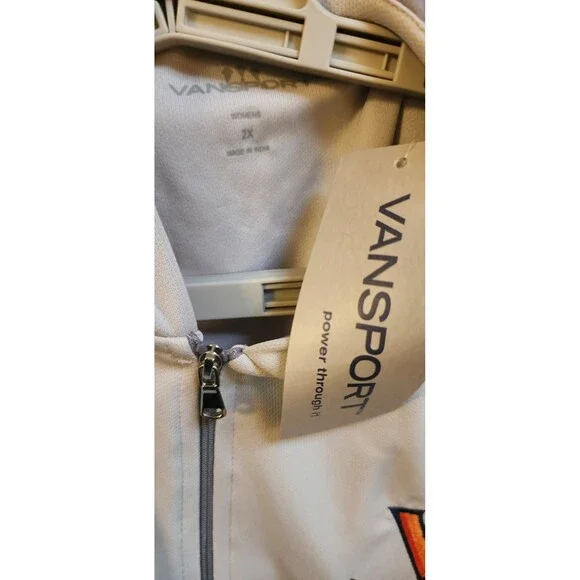 NWT Vansport Women's University of Virginia Zip Up Hoodie Gray Camo 2X New D25 - Picture 5 of 6